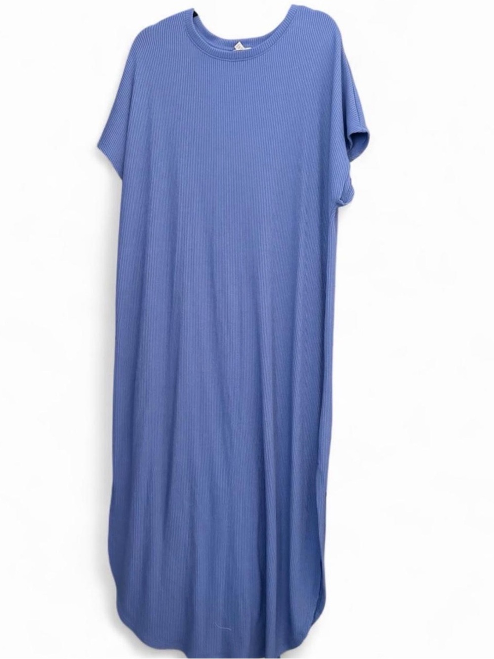 Time and Tru blue ribbed maxi dress